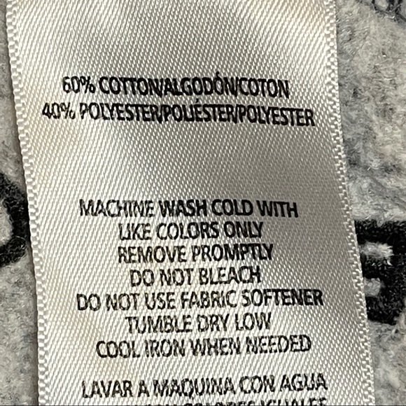 Calvin Klein Performance Cropped Grey Sweatshirt Cotton blend size Small - Picture 4 of 5